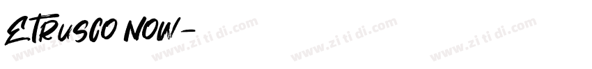 Etrusco Now字体转换
